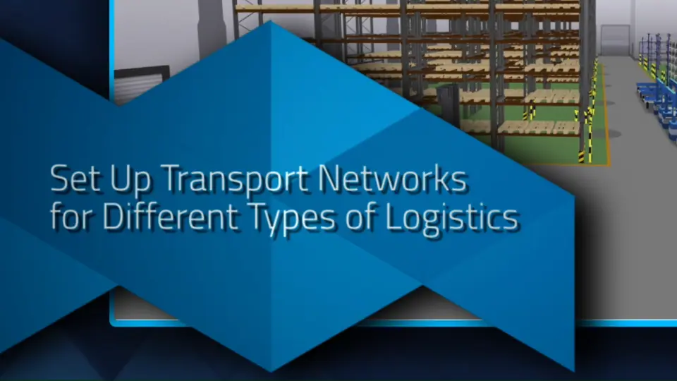 Set up transport networks for different types of logistics