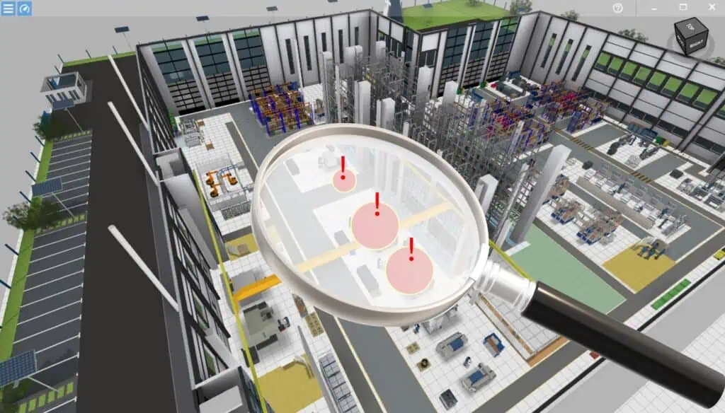 Beispiel 3D-Layout in visTABLE