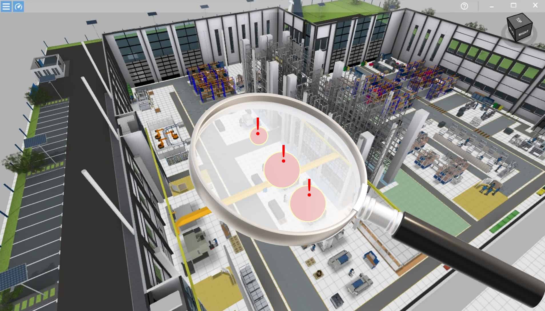 Beispiel 3D-Layout in visTABLE