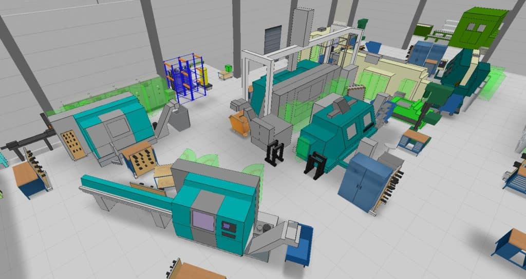 3D layout planning with visTABLE