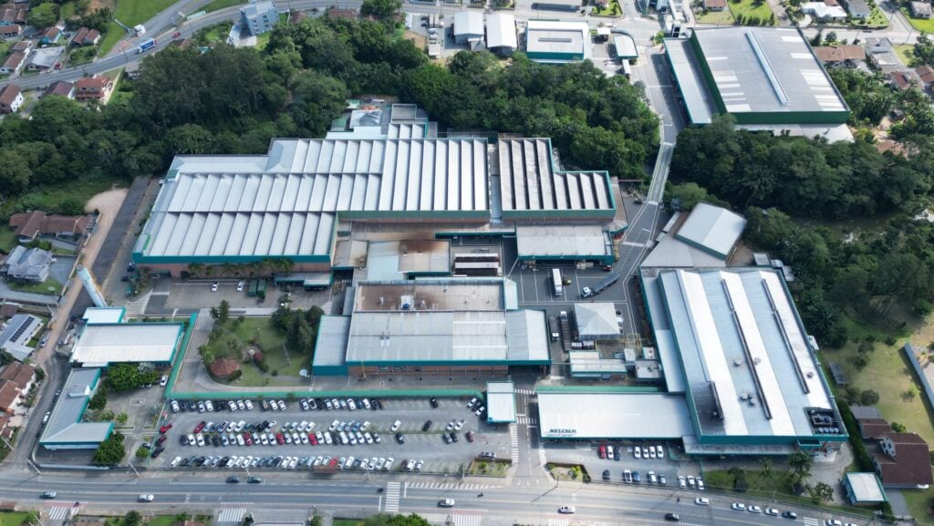 Aerial view of the NETZSCH site in Brazil