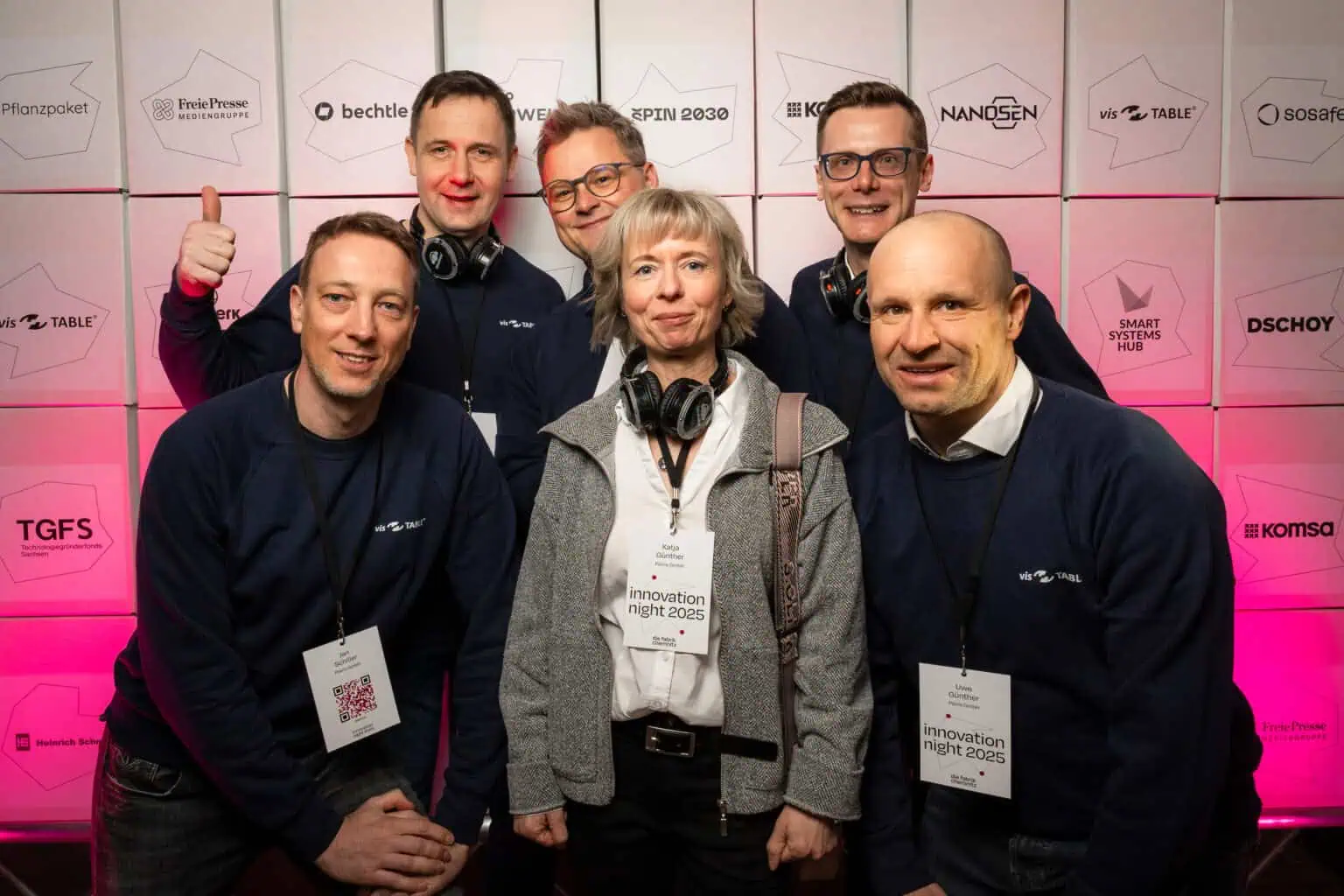 visTable Team bei der Innovation Night 2025