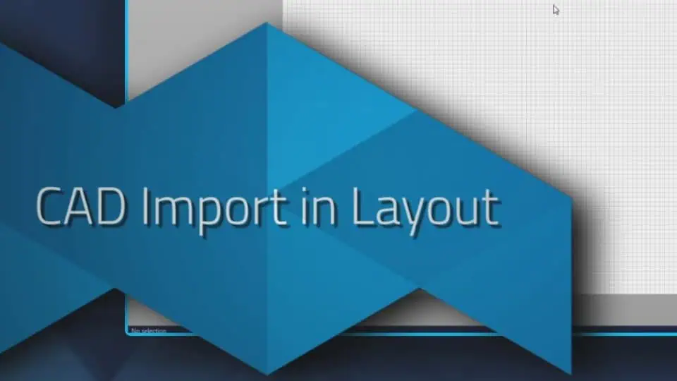 Importing CAD floor plans