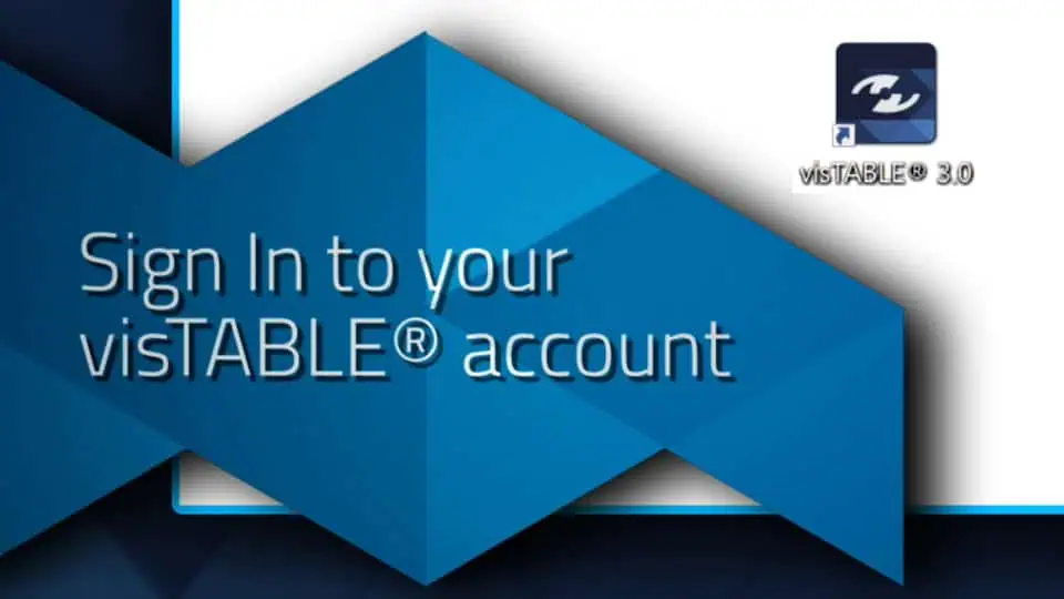 Sign In to your visTABLE® account