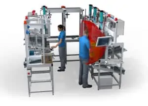 Assembly line planning one-piece-flow example