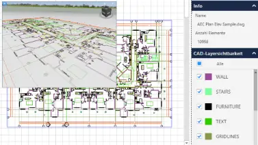 2D und 3D CAD in der Software visTABLE