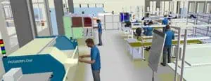 Von Papier und Schere zur digitalen Lean-Fabrik in 3D