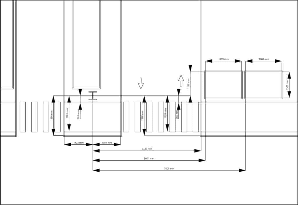 Execution plan floor markings production