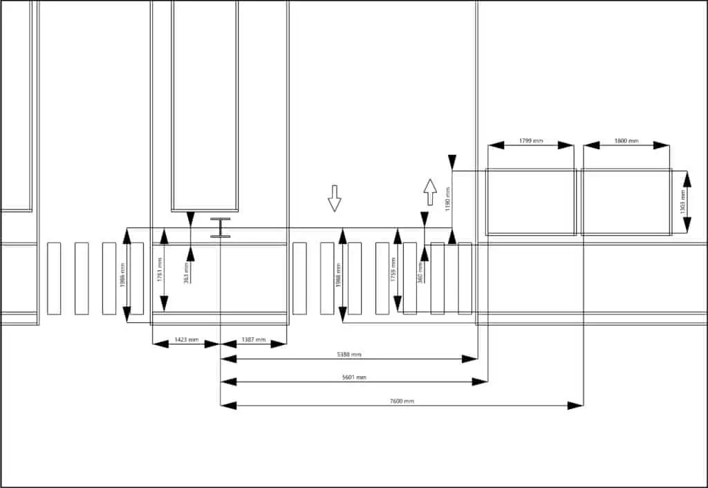 Execution plan floor markings production