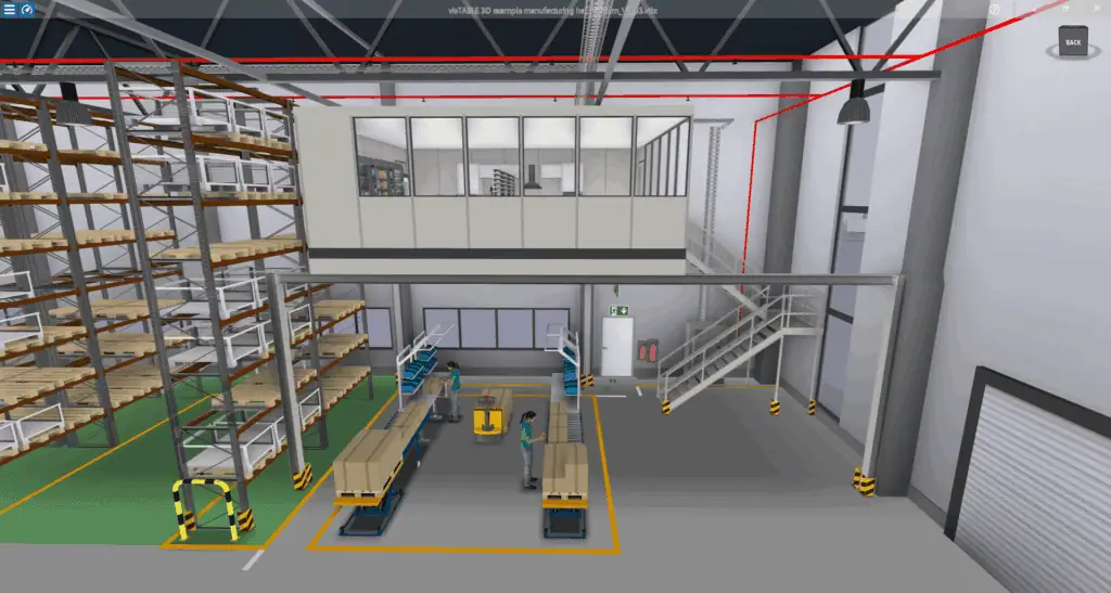 Final steel design model within the as-built layout
