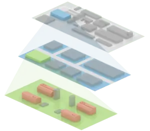 Hierachies of a factory layout