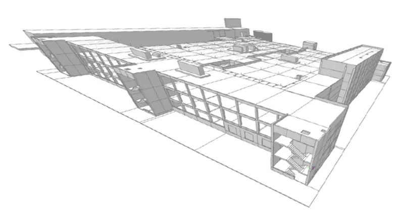 BIM model of the new production building