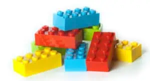 Haufen Lego Bausteine