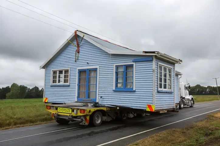 material flow optimization by relocation an entire house