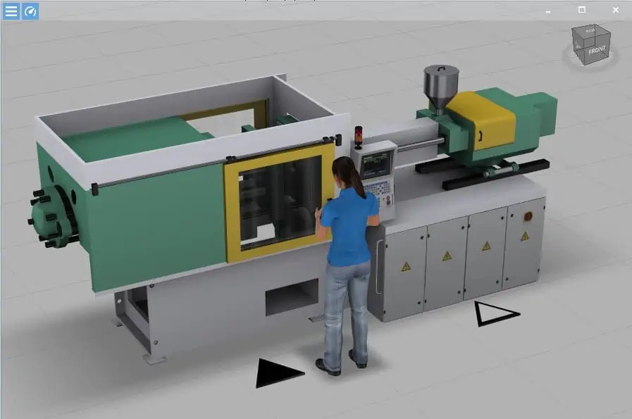 3D visualization of the main and auxiliary control stations in visTABLE®