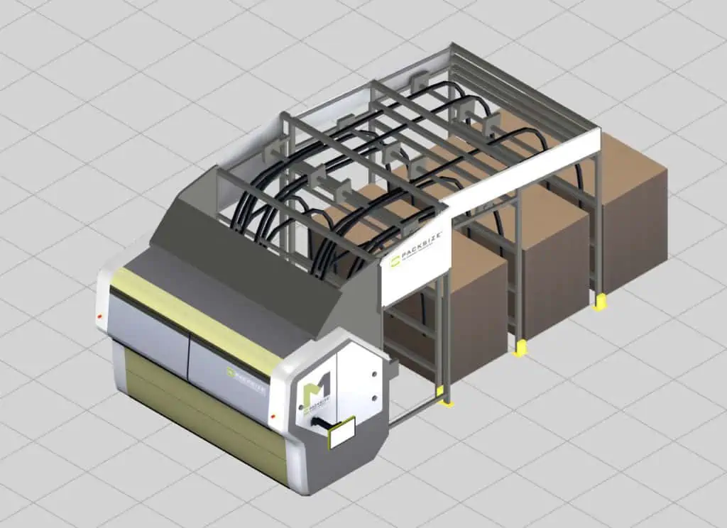 model library example of a packsize packaging machine at VEGA Grieshaber in visTABLE®touch