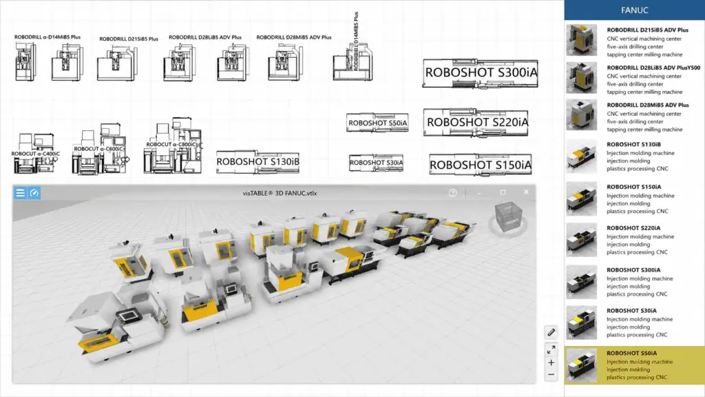 Screenshot FANUC models