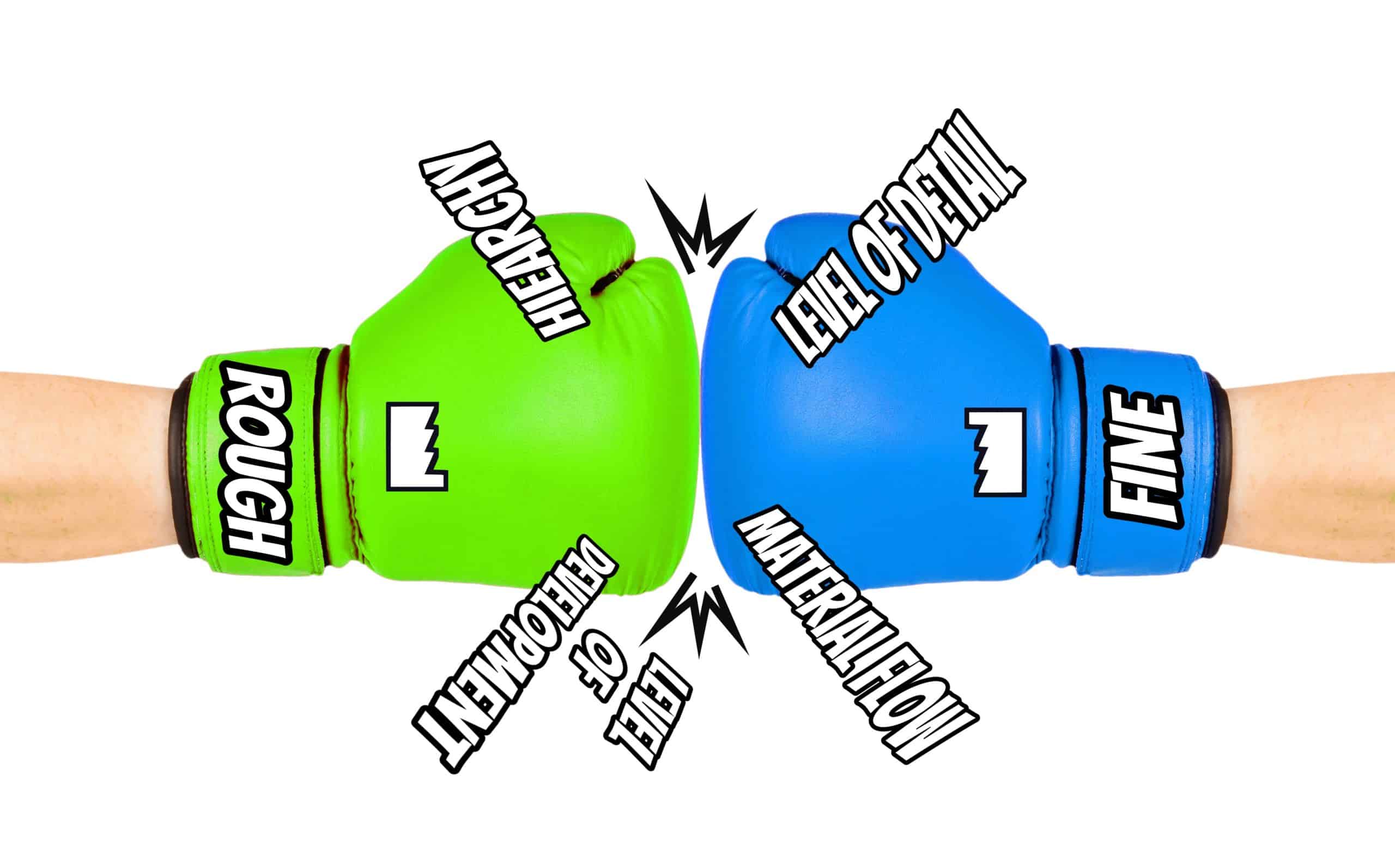 Rough layout vs. fine layout visTABLE®