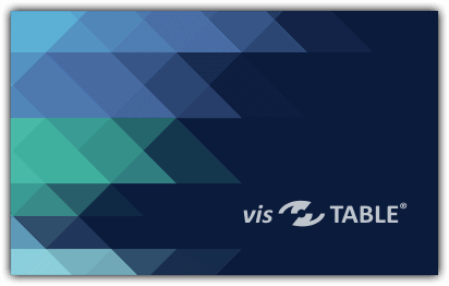 Splashscreen visTABLE® Software 3.0.200