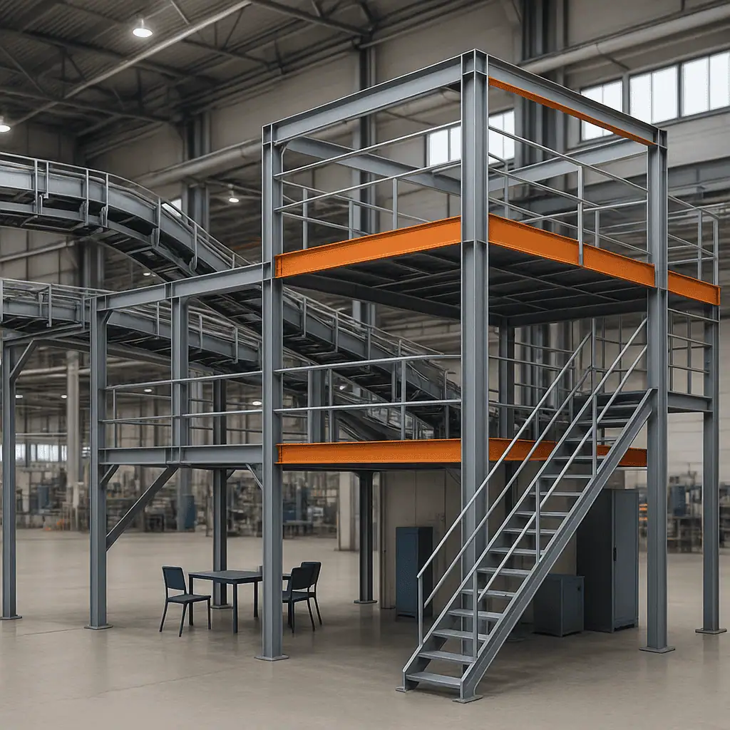 stahlbau im industrielayout