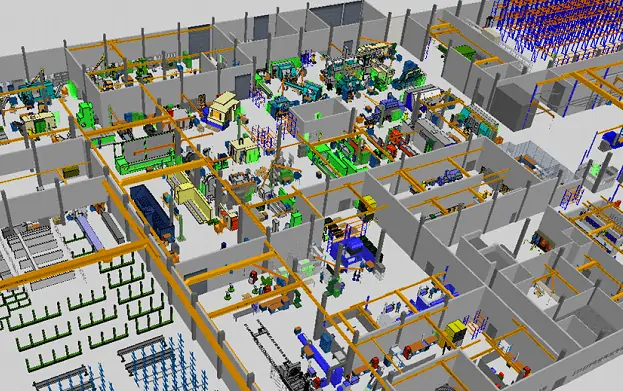 Staufen AG Perspektive auf 3D-Layout in Software visTABLE